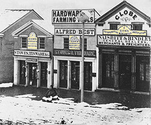 Three cooperative stores incorporated into the "Zion's Cooperative Mercantile Institute" 